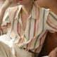 Striped Shirt Top For Women - EX-STOCK CANADA