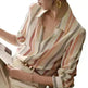Striped Shirt Top For Women - EX-STOCK CANADA