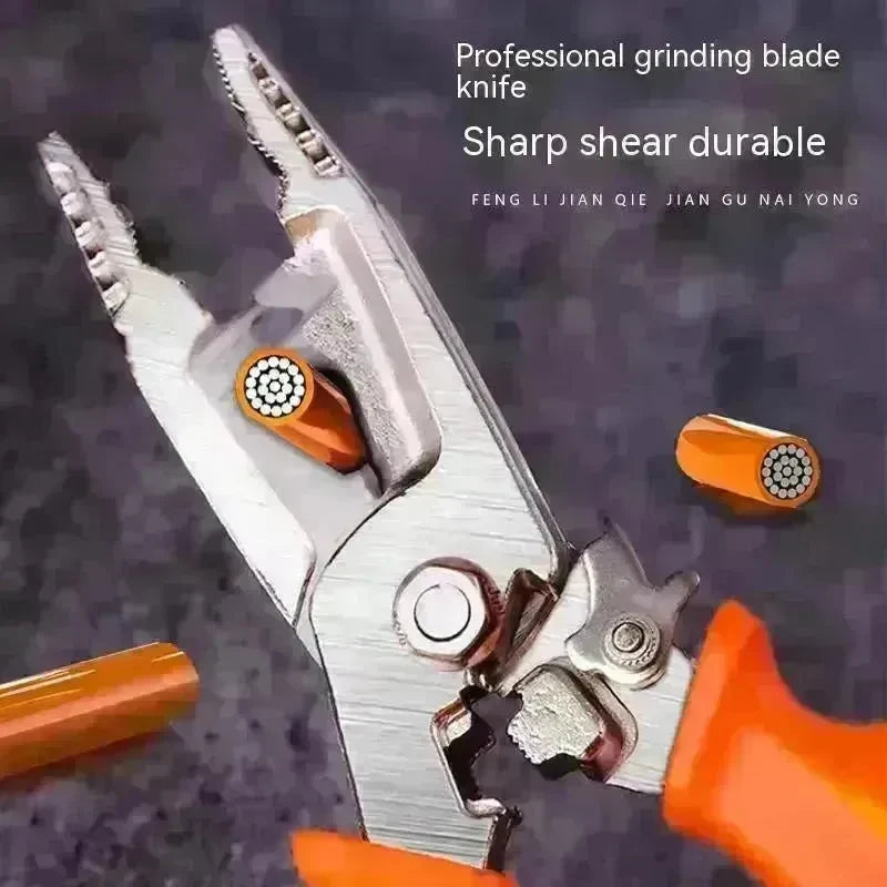 Stylish 7-in-1 Multifunctional High Carbon Steel Wire Stripping Plier - EX-STOCK CANADA