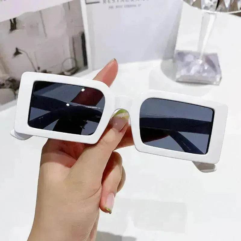 Stylish Beach Jelly Color Square Frame Sunglasses - EX-STOCK Canada