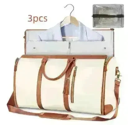 Stylish Large Capacity Waterproof Travel Duffle Folding Suit Bag - EX-STOCK CANADA