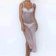 Summer Beach Wear Knitting Swimwear Mesh Beach Dress - EX-STOCK Canada