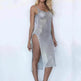 Summer Beach Wear Knitting Swimwear Mesh Beach Dress - EX-STOCK Canada