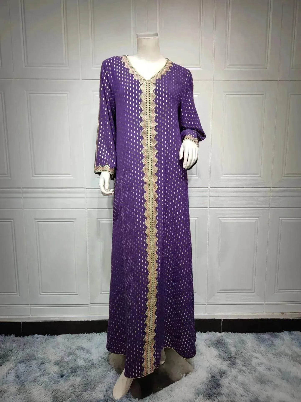 Summer Bronzing Arab Dubai Gown - EX-STOCK Canada