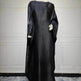 Fashion Satin Waist Muslim Abaya Dress for Arab Dubai Turkey Middle East Women - EX-STOCK Canada