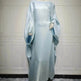 Fashion Satin Waist Muslim Abaya Dress for Arab Dubai Turkey Middle East Women - EX-STOCK Canada