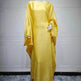 Fashion Satin Waist Muslim Abaya Dress for Arab Dubai Turkey Middle East Women - EX-STOCK Canada