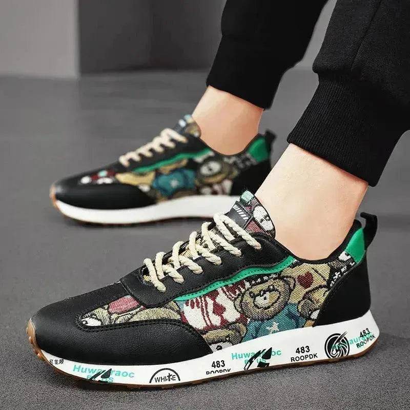 Summer Fashionable and Stylish Breathable Canvas Sports Casual Sneakers for Men - EX-STOCK Canada