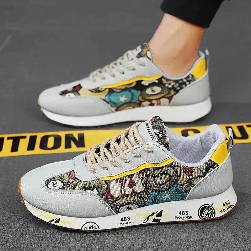 Summer Fashionable and Stylish Breathable Canvas Sports Casual Sneakers for Men - EX-STOCK Canada