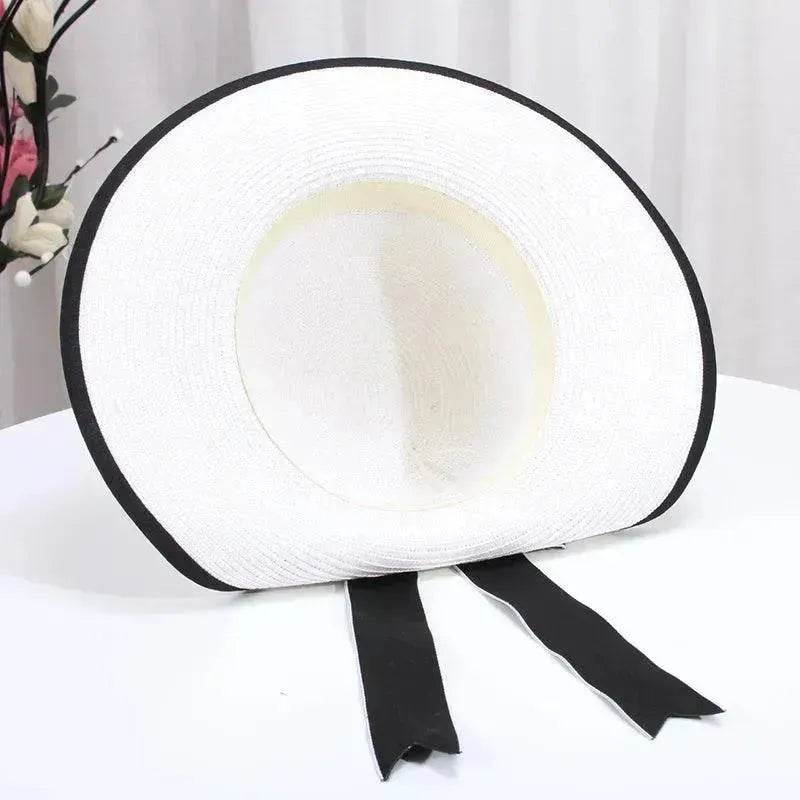 Summer Korean Bowknot Straw Hat - EX-STOCK Canada