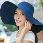 Summer Korean version of the tide hat female folding summer beach hat sun hat - EX-STOCK Canada