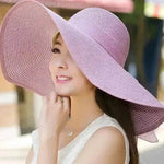 Summer Korean version of the tide hat female folding summer beach hat sun hat - EX-STOCK Canada