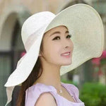 Summer Korean version of the tide hat female folding summer beach hat sun hat - EX-STOCK Canada