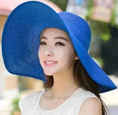 Summer Korean version of the tide hat female folding summer beach hat sun hat - EX-STOCK Canada