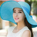 Summer Korean version of the tide hat female folding summer beach hat sun hat - EX-STOCK Canada