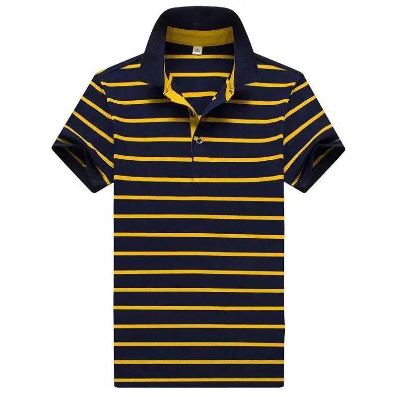Summer Men's Casual Short-sleeved Knitting Polo Shirt - EX-STOCK Canada