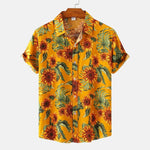 Summer Men's Hawaiian 3D Digital Printing Shirt Short Sleeve - EX-STOCK Canada
