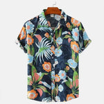 Summer Men's Hawaiian 3D Digital Printing Shirt Short Sleeve - EX-STOCK Canada