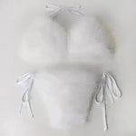 Summer New Underwear Fox Fur Solid Color Split - EX-STOCK CANADA