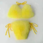 Summer New Underwear Fox Fur Solid Color Split - EX-STOCK CANADA