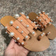 Summer Outdoor Ladies Flat Toe Pearl Beach Slippers - EX-STOCK Canada