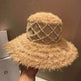 Summer Raffia Straw Hat Hand-stitched Pearl Hat - EX-STOCK Canada