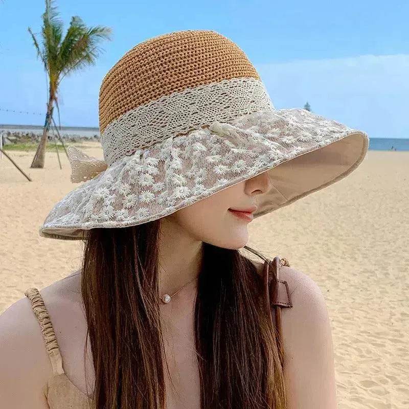 Summer Seaside Vacation Sun Protection Sun Hat Fashion Foldable - EX-STOCK Canada