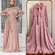 Satin Abaya Dress for Beautiful Muslim Arab Dubai Turkey Middle Eastern Women Party Abaya - EX-STOCK Canada