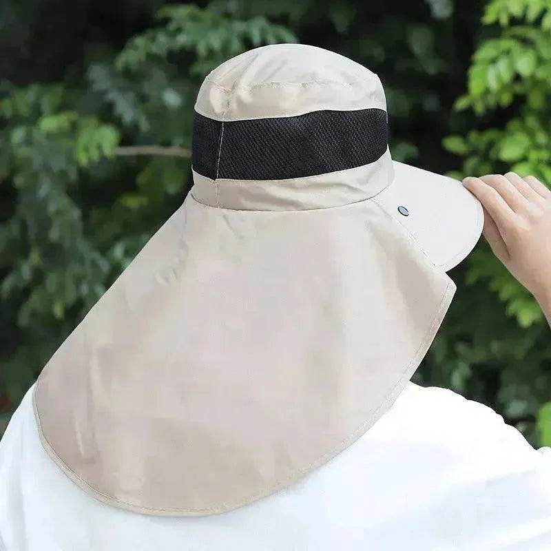 Summer Sunhat Men's Sun Protection Hat With Shawl And Neck Protection Design Breathable Anti-UV And Insect-proof Hiking Fishing Hat Outdoor - EX-STOCK Canada