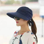 Summer Sunshade Ladies Foldable Summer Hat - EX-STOCK Canada