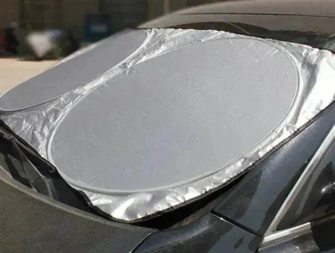 Sun block coated silver cloth material double circle - EX-STOCK Canada