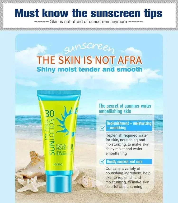 Sunscreen Cream Protetor Facial Cream Sunscreen Clear Moisturizing Lotion - EX-STOCK Canada