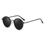 Sunscreen Retro Style Round Frame Metal Sunglasses - EX-STOCK CANADA