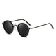 Sunscreen Retro Style Round Frame Metal Sunglasses - EX-STOCK CANADA