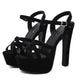 Super High Heel Block Heel Platform Sandals - EX-STOCK Canada