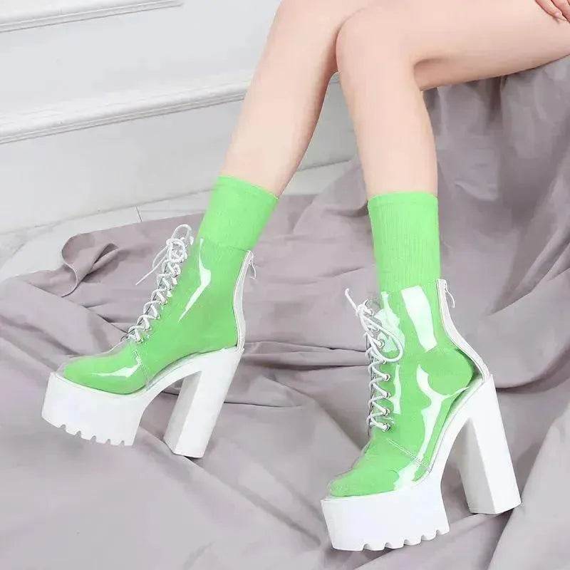 Super High Heel Platform Women's Shoes Waterproof boot - EX-STOCK Canada