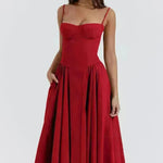 Suspender Dress Summer Elegant Low-cut Slim Backless Sling Dress For Women Clothing Party Evening - EX-STOCK CANADA