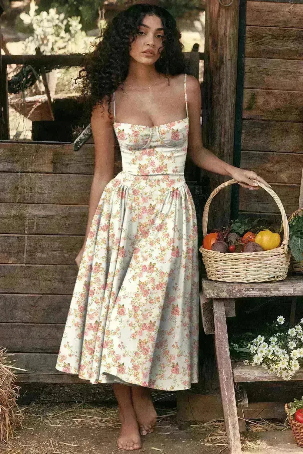 Suspender Dress Summer Elegant Low-cut Slim Backless Sling Dress For Women Clothing Party Evening - EX-STOCK CANADA