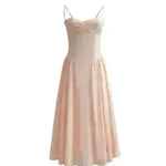 Suspender Dress Summer Elegant Low-cut Slim Backless Sling Dress For Women Clothing Party Evening - EX-STOCK CANADA
