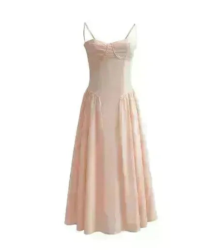 Suspender Dress Summer Elegant Low-cut Slim Backless Sling Dress For Women Clothing Party Evening - EX-STOCK CANADA