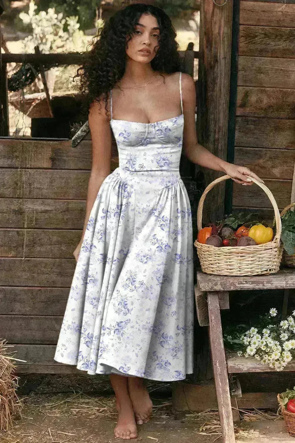 Suspender Dress Summer Elegant Low-cut Slim Backless Sling Dress For Women Clothing Party Evening - EX-STOCK CANADA
