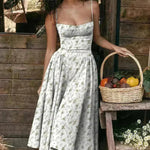 Suspender Dress Summer Elegant Low-cut Slim Backless Sling Dress For Women Clothing Party Evening - EX-STOCK CANADA