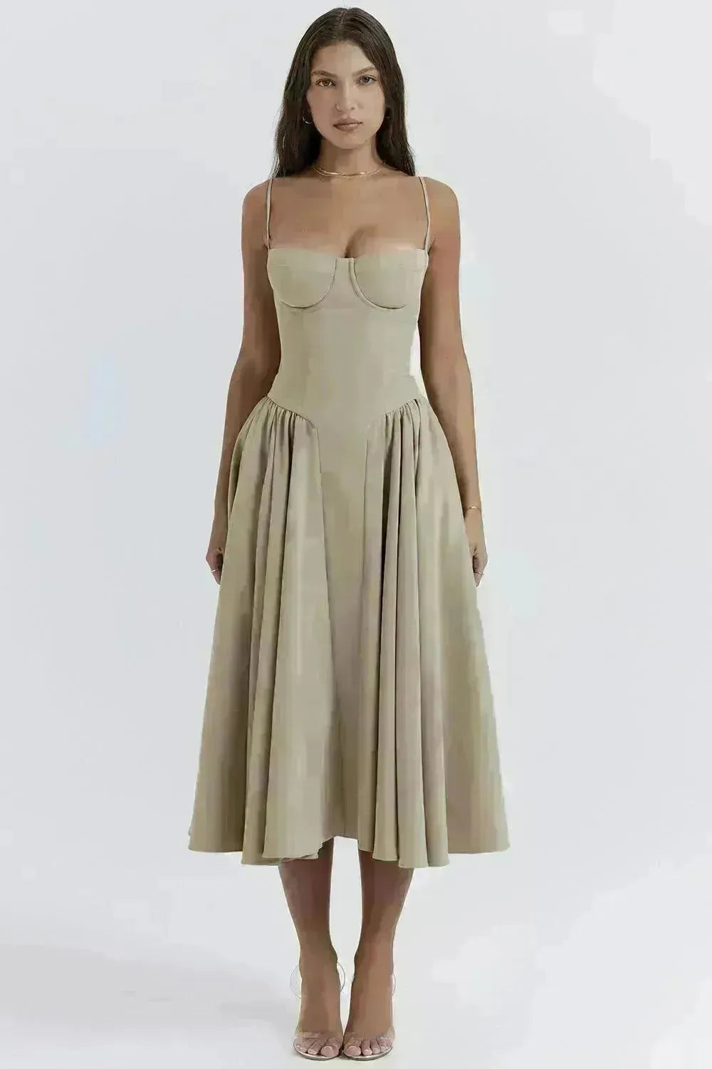 Suspender Dress Summer Elegant Low-cut Slim Backless Sling Dress For Women Clothing Party Evening - EX-STOCK CANADA