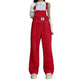 Suspender Pants High Waist Loose Straight Slimming Women - EX-STOCK CANADA