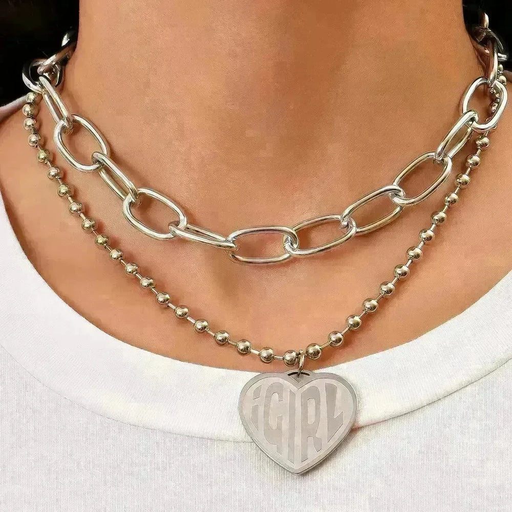 Sweet Commuter Student Necklace Pure Color Women's Jewelry - EX-STOCK CANADA