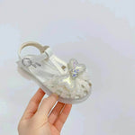 Sweet Western Style Mermaid Tail Bowknot Baby Hollow Out Bird's Nest Sandal - EX-STOCK Canada