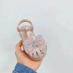 Sweet Western Style Mermaid Tail Bowknot Baby Hollow Out Bird's Nest Sandal - EX-STOCK Canada