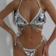 Swimsuit Sequined Costume Charming Backless Party Bikini - EX-STOCK Canada