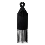 Tassel Hangings Collar Linen Dress - EX-STOCK CANADA