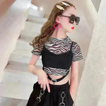 Teen Girls Summer Clothes Hip-hop Tracksuit - EX-STOCK CANADA